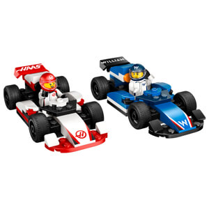 Lego City F1 Williams Racing & Haas F1 Race Cars 60464